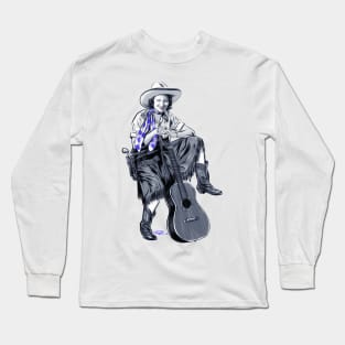 Patsy Montana - An illustration by Paul Cemmick Long Sleeve T-Shirt